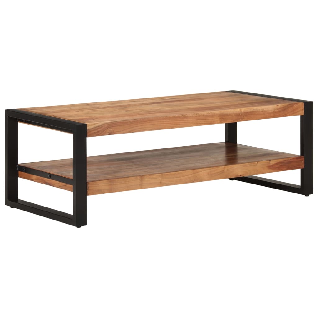 Salontafel 120x55x40 cm massief acaciahout is nu te koop bij PeponiXL, paradijselijk wonen!