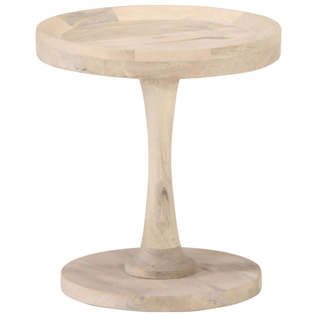 Bijzettafel Ø40x45 cm massief mangohout is nu te koop bij PeponiXL, paradijselijk wonen!