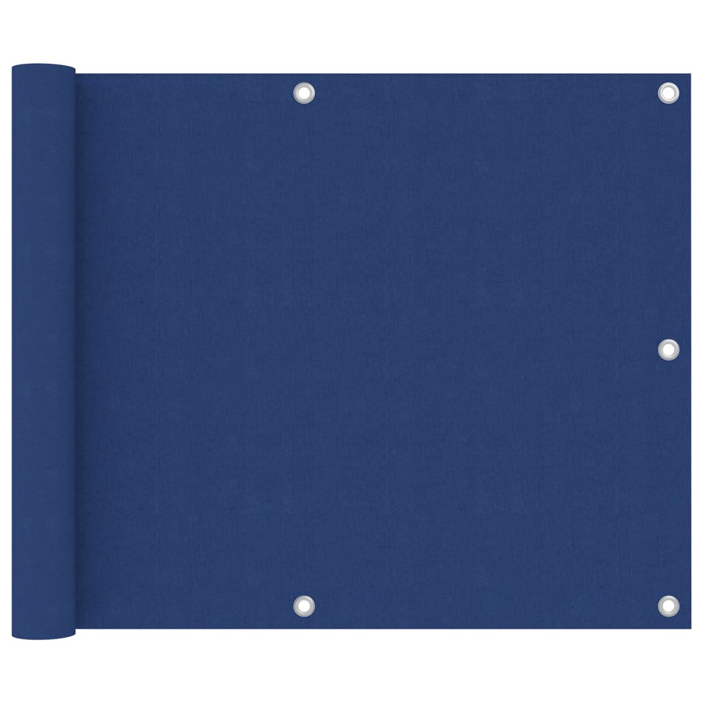 Balkonscherm 75x300 cm oxford stof blauw is nu te koop bij PeponiXL, paradijselijk wonen!