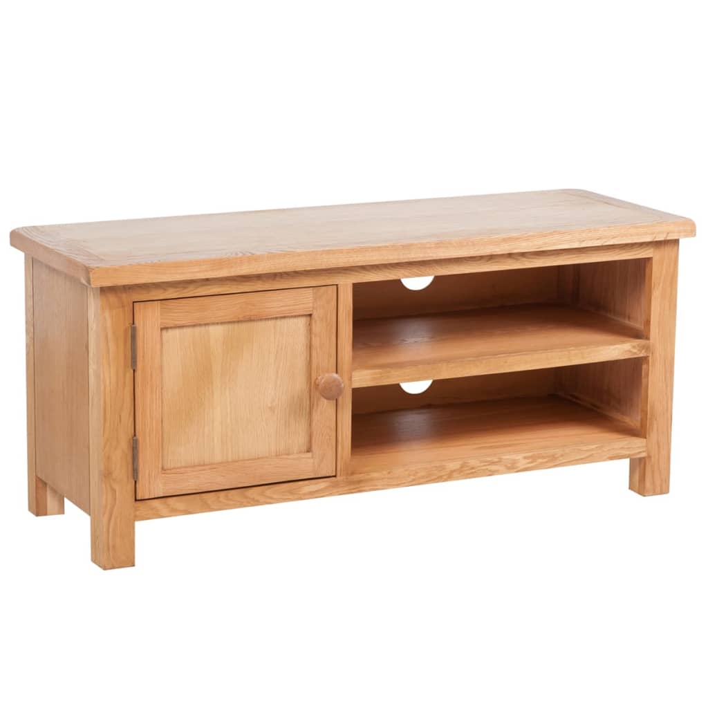 Tv-meubel 103x36x46 cm massief eikenhout is nu te koop bij PeponiXL, paradijselijk wonen!