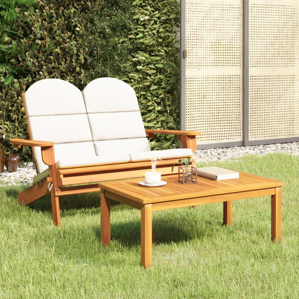 2-delige Loungeset Adirondack massief acaciahout is nu te koop bij PeponiXL, paradijselijk wonen!