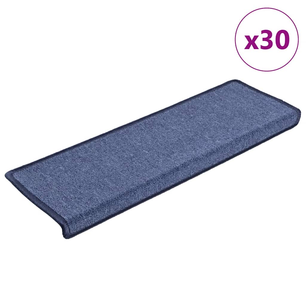Trapmatten 30 st 65x21x4 cm Blauw Rechthoekige Rand is nu te koop bij PeponiXL, paradijselijk wonen!