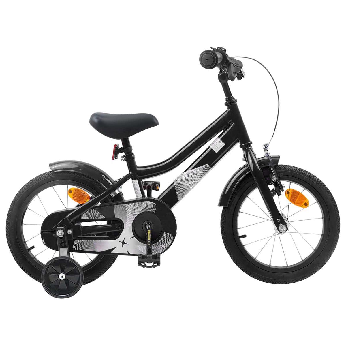 Kinderfiets 14 Inch voor 3-5 jaar oud Zwart is nu te koop bij PeponiXL, paradijselijk wonen!
