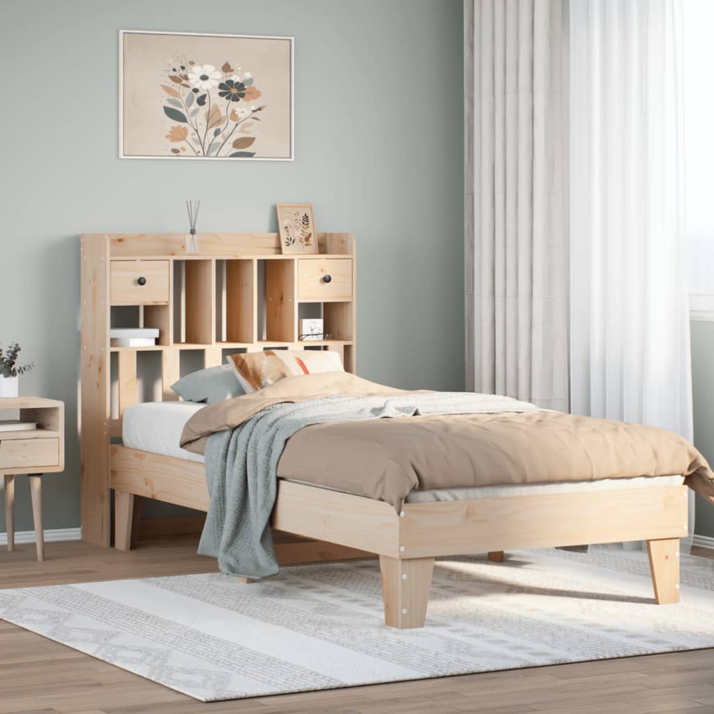 Bedframe zonder matras massief grenenhout 90x190 cm is nu te koop bij PeponiXL, paradijselijk wonen!
