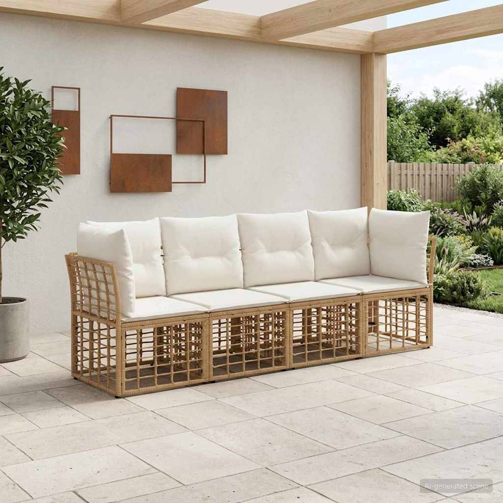 Buiten bankenset Naturel Polyester is nu te koop bij PeponiXL, paradijselijk wonen!