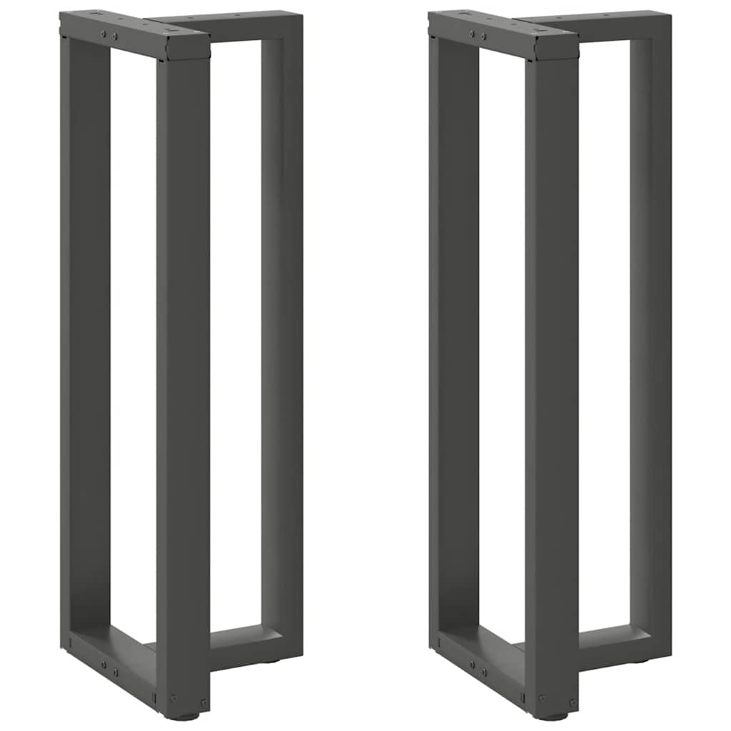 Bartafelpoten 2 st T-vormig 40x35x(110-111) cm staal antraciet is nu te koop bij PeponiXL, paradijselijk wonen!