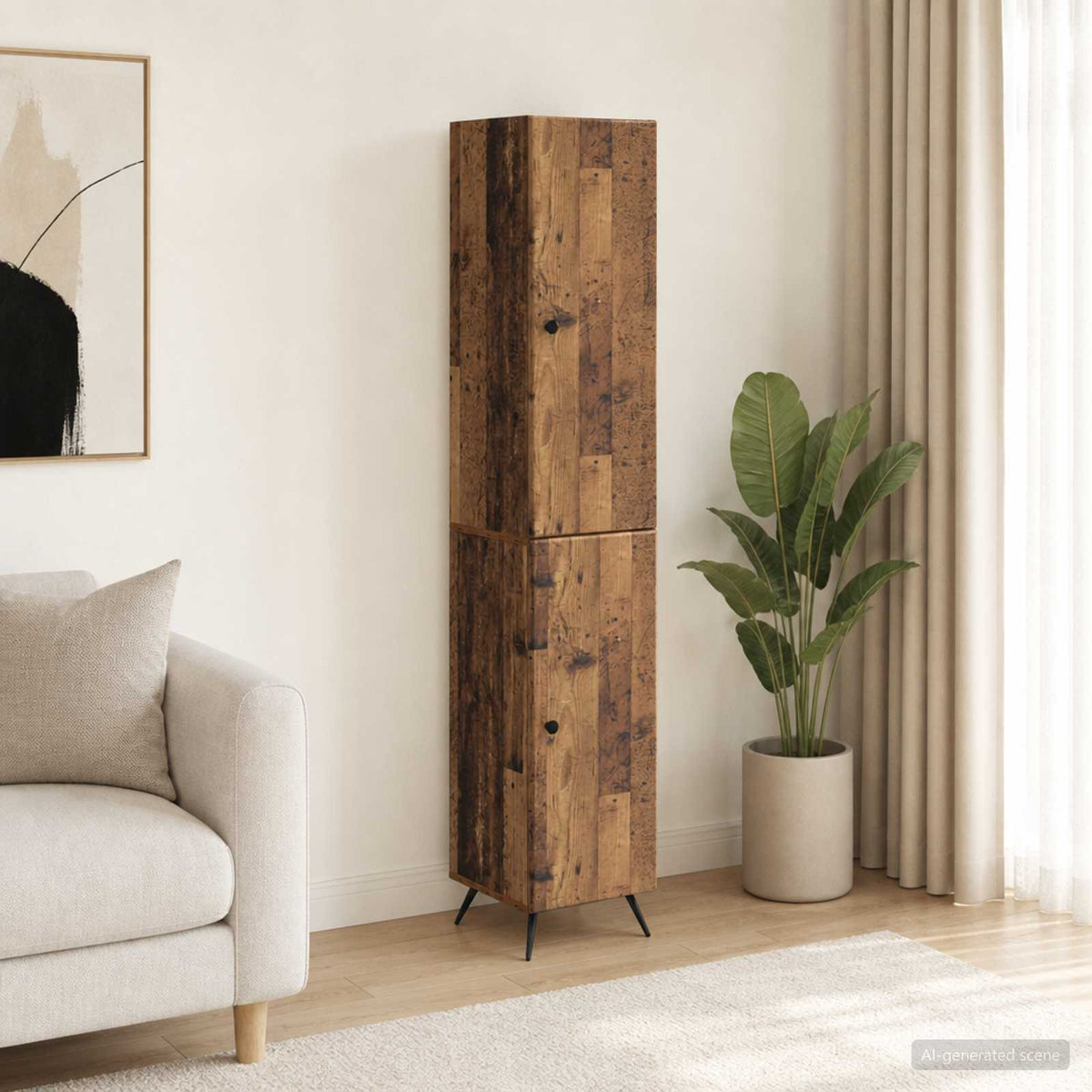 Kastenset 2 pcs Oud hout Bewerkt hout is nu te koop bij PeponiXL, paradijselijk wonen!
