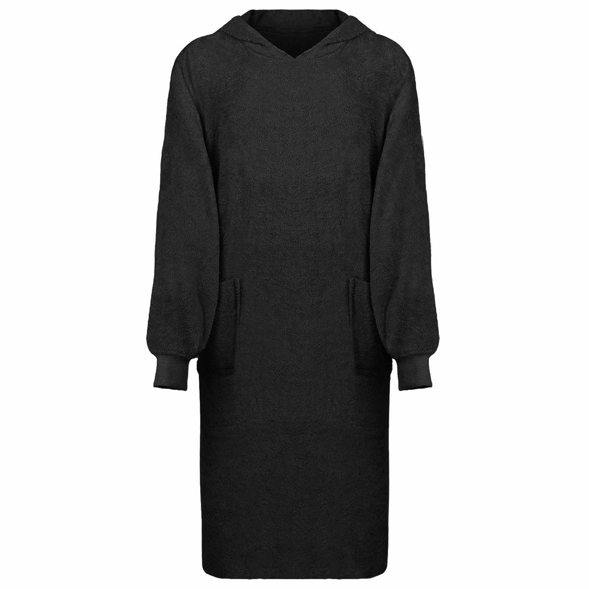 Deken hoodie KINN Zwart XL Katoen is nu te koop bij PeponiXL, paradijselijk wonen!