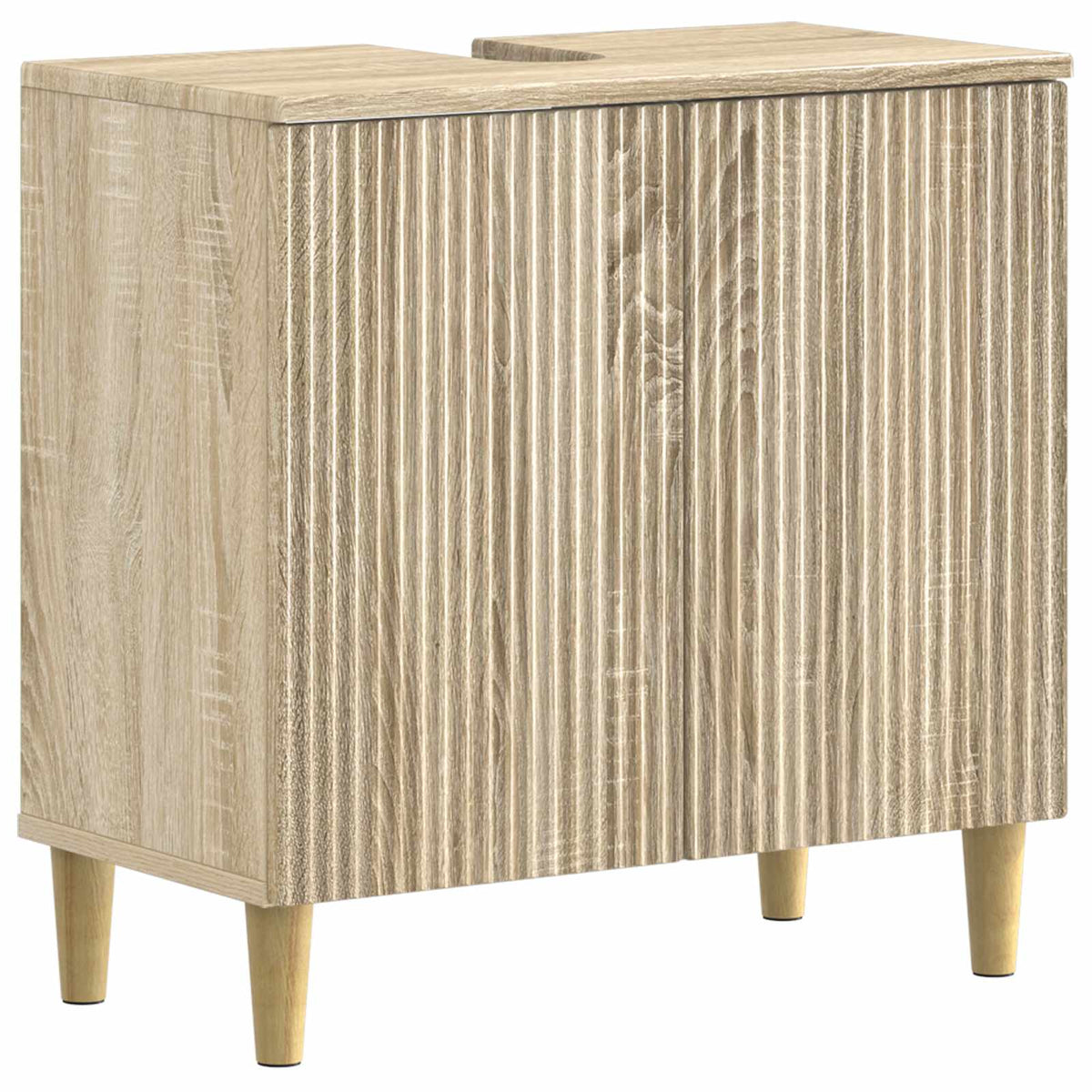 Badkamer wastafelkast ARNHEM Sonoma Eiken 59,5 x 31,5 x 59 cm is nu te koop bij PeponiXL, paradijselijk wonen!