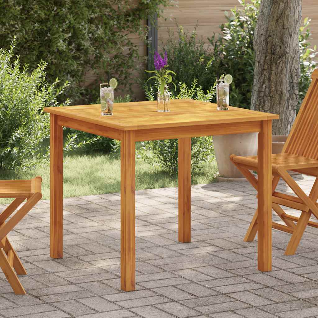 Tuintafel 85x85x74 cm massief acaciahout is nu te koop bij PeponiXL, paradijselijk wonen!
