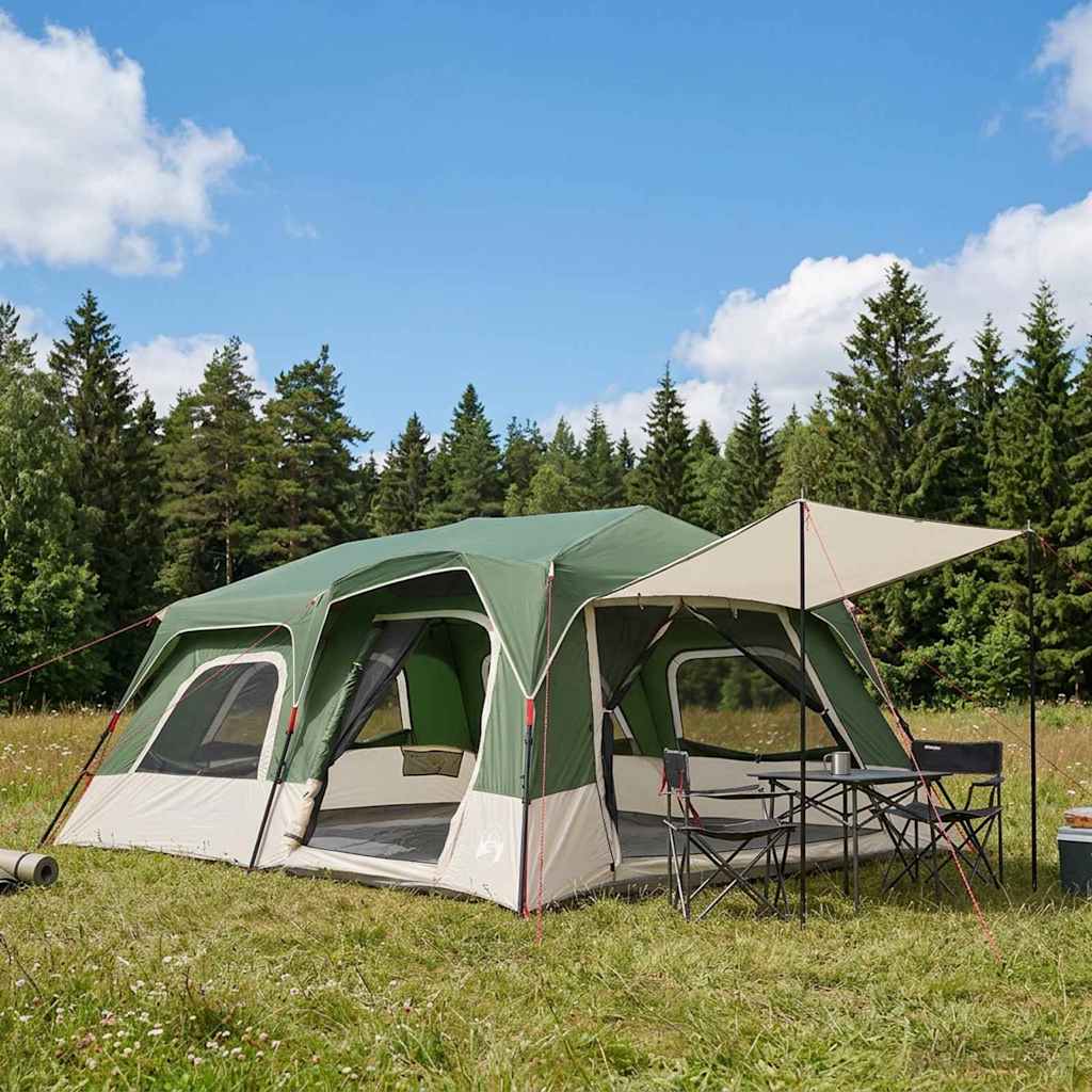 Directe Tent Groen 10-persoons 185T Polyester met PU Coating is nu te koop bij PeponiXL, paradijselijk wonen!