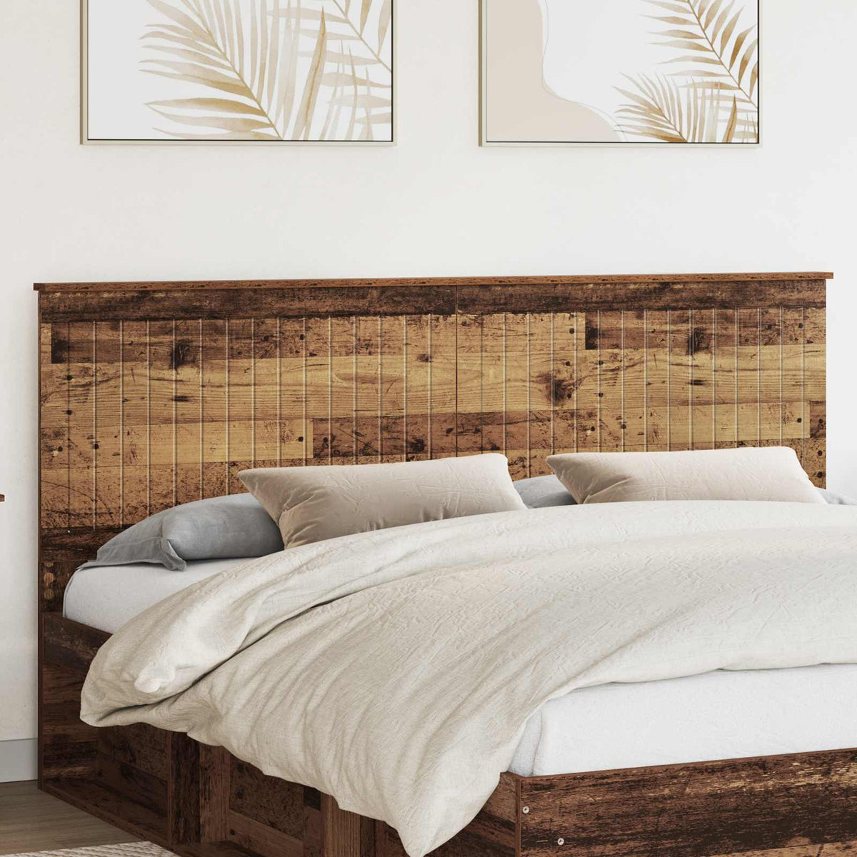 Hoofdbord met hoofdeinde Oud Hout 180 cm Bewerkt hout is nu te koop bij PeponiXL, paradijselijk wonen!