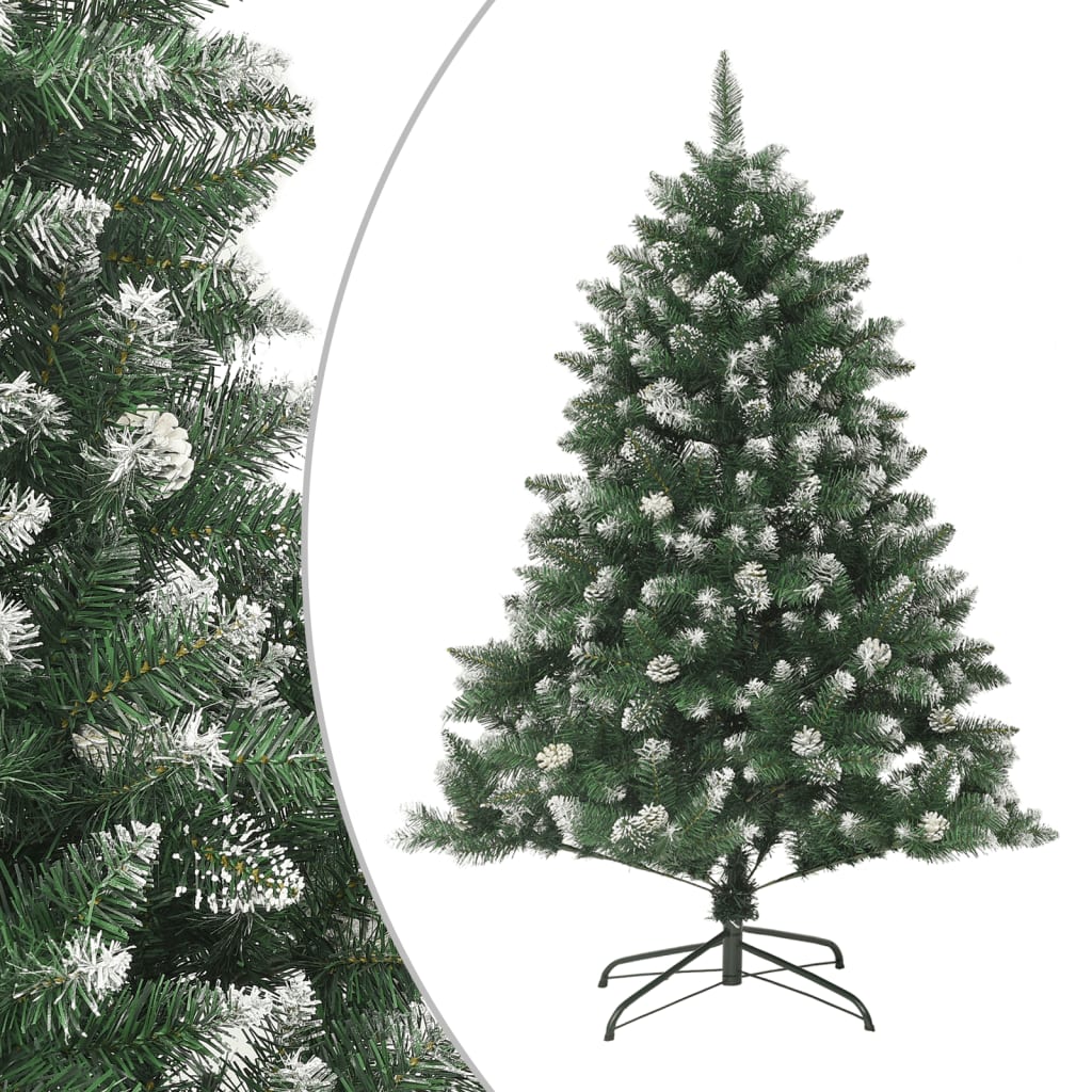 Kunstkerstboom met standaard 150 cm PVC is nu te koop bij PeponiXL, paradijselijk wonen!