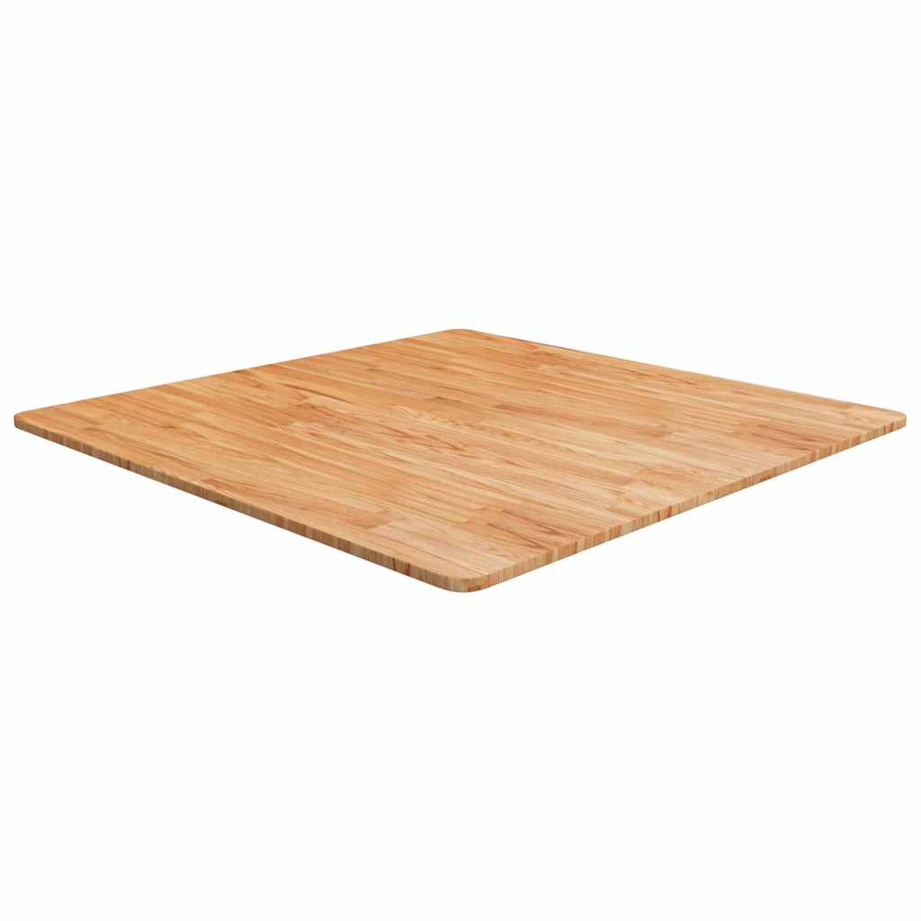 Tafelblad vierkant 90x90x1,5cm massief eiken lichtbruin is nu te koop bij PeponiXL, paradijselijk wonen!