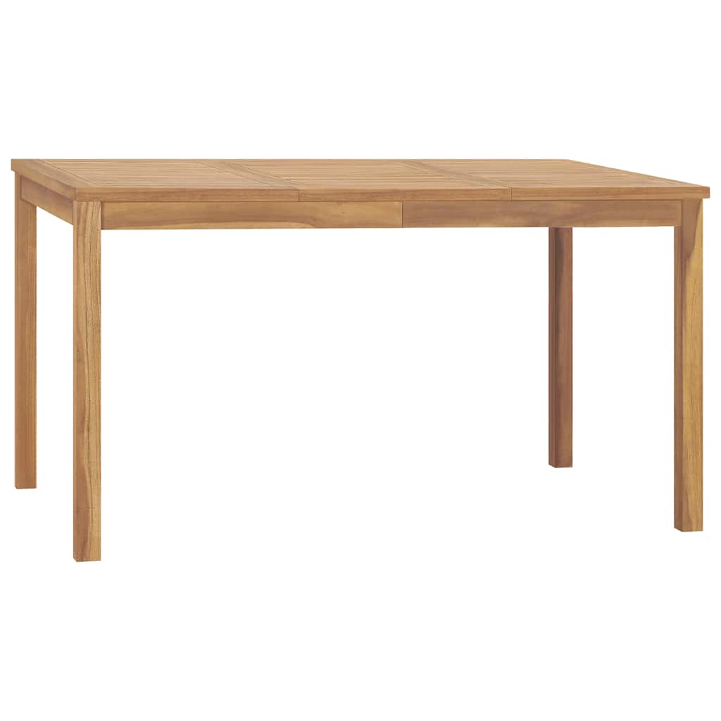 Tuintafel 140x80x77 cm massief teakhout is nu te koop bij PeponiXL, paradijselijk wonen!