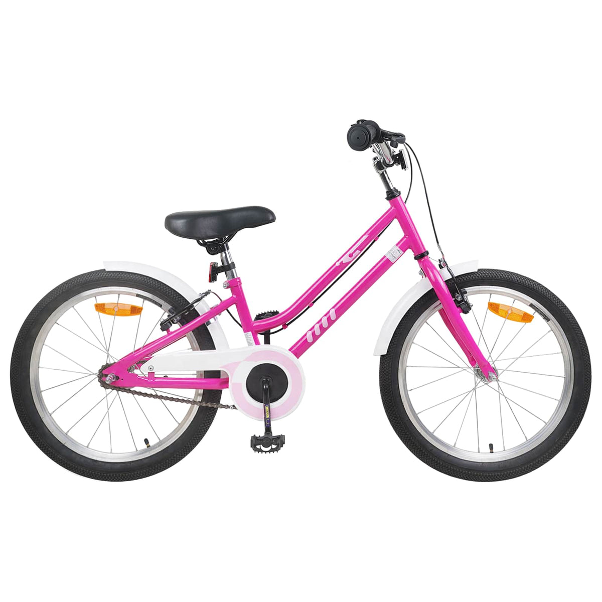 Kinderfiets 20 Inch voor 6-11 jaar oud Roze Wit is nu te koop bij PeponiXL, paradijselijk wonen!