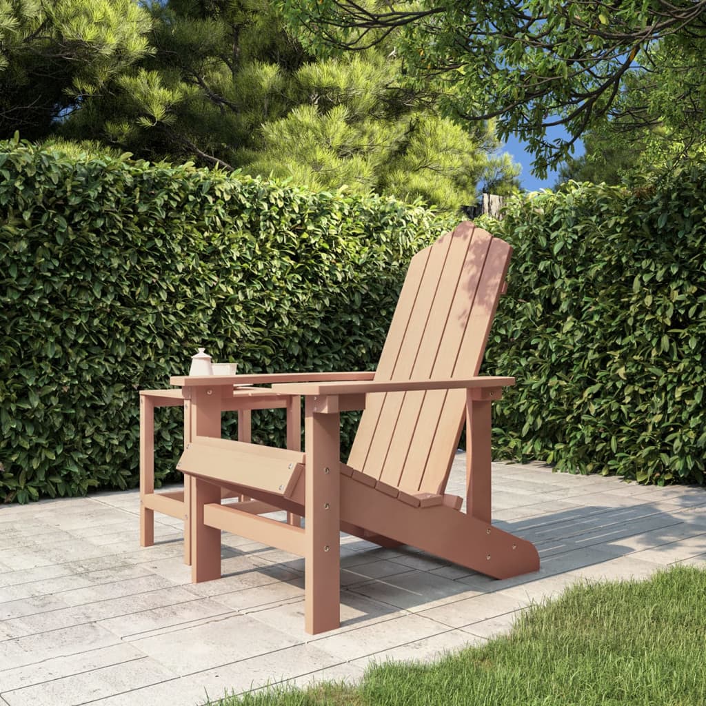 Tuinstoel Adirondack HDPE bruin is nu te koop bij PeponiXL, paradijselijk wonen!