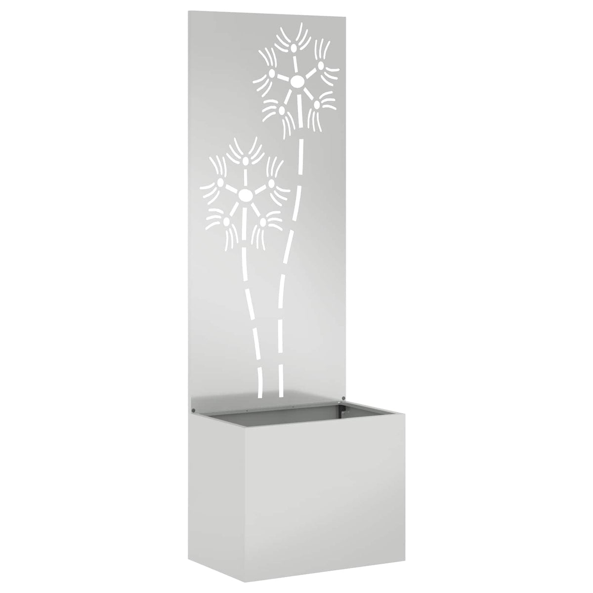 Tuin Privacy Screen Zilver 50 x 150 cm Gegalvaniseerd staal is nu te koop bij PeponiXL, paradijselijk wonen!