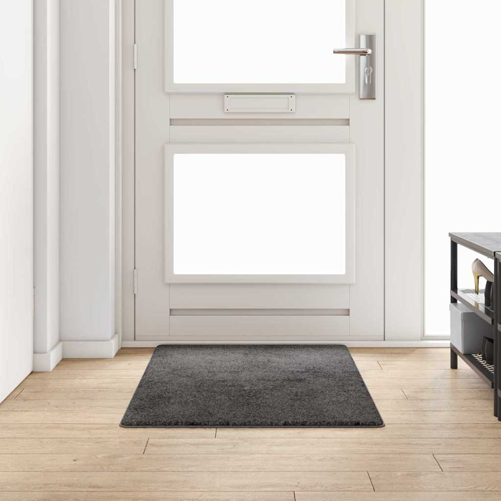 Tapijt Loper Grijs 80 x 150 cm 100% Polypropylene Tuft is nu te koop bij PeponiXL, paradijselijk wonen!
