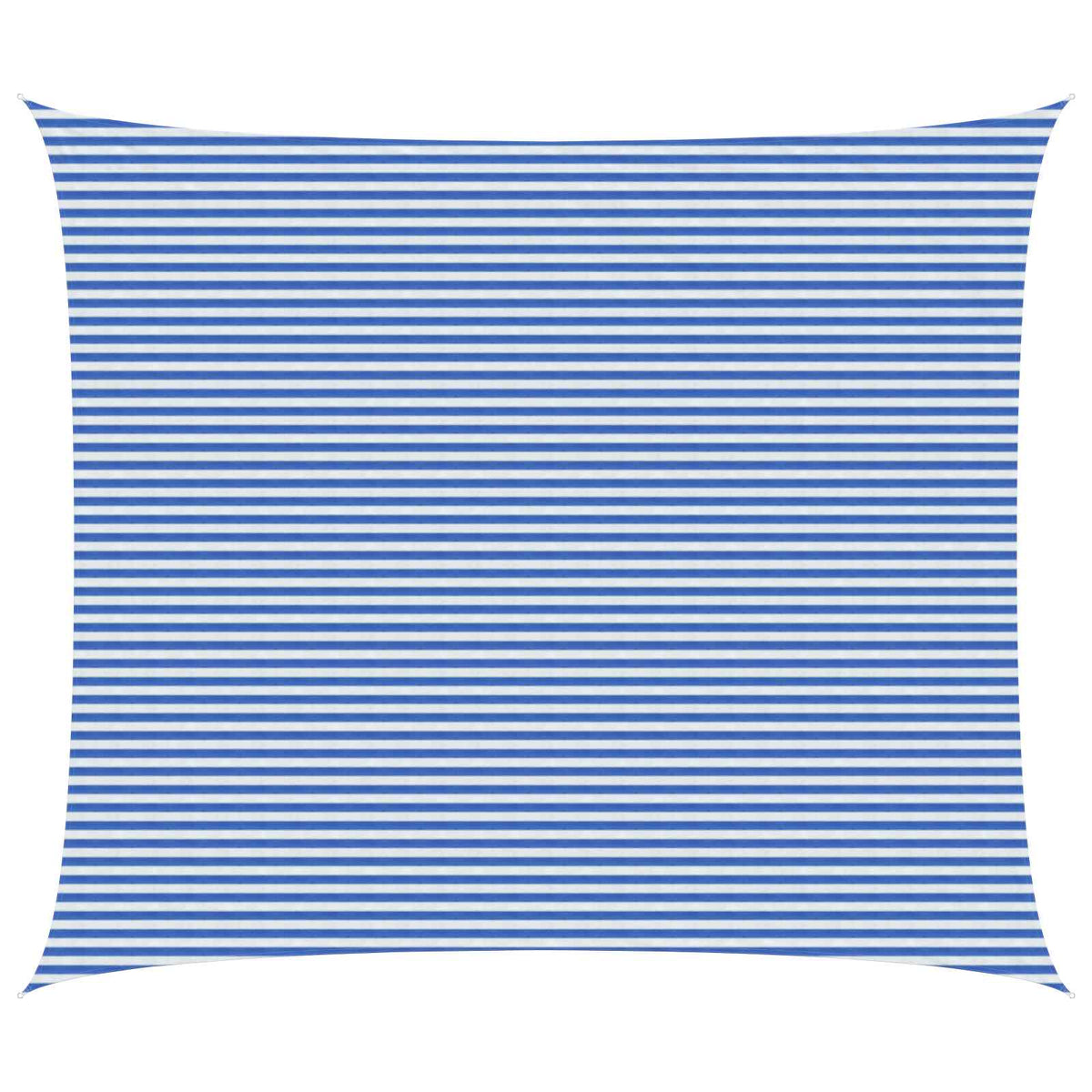 Zonneschaduwzeil Blauw en Wit 6 x 8 m HDPE is nu te koop bij PeponiXL, paradijselijk wonen!