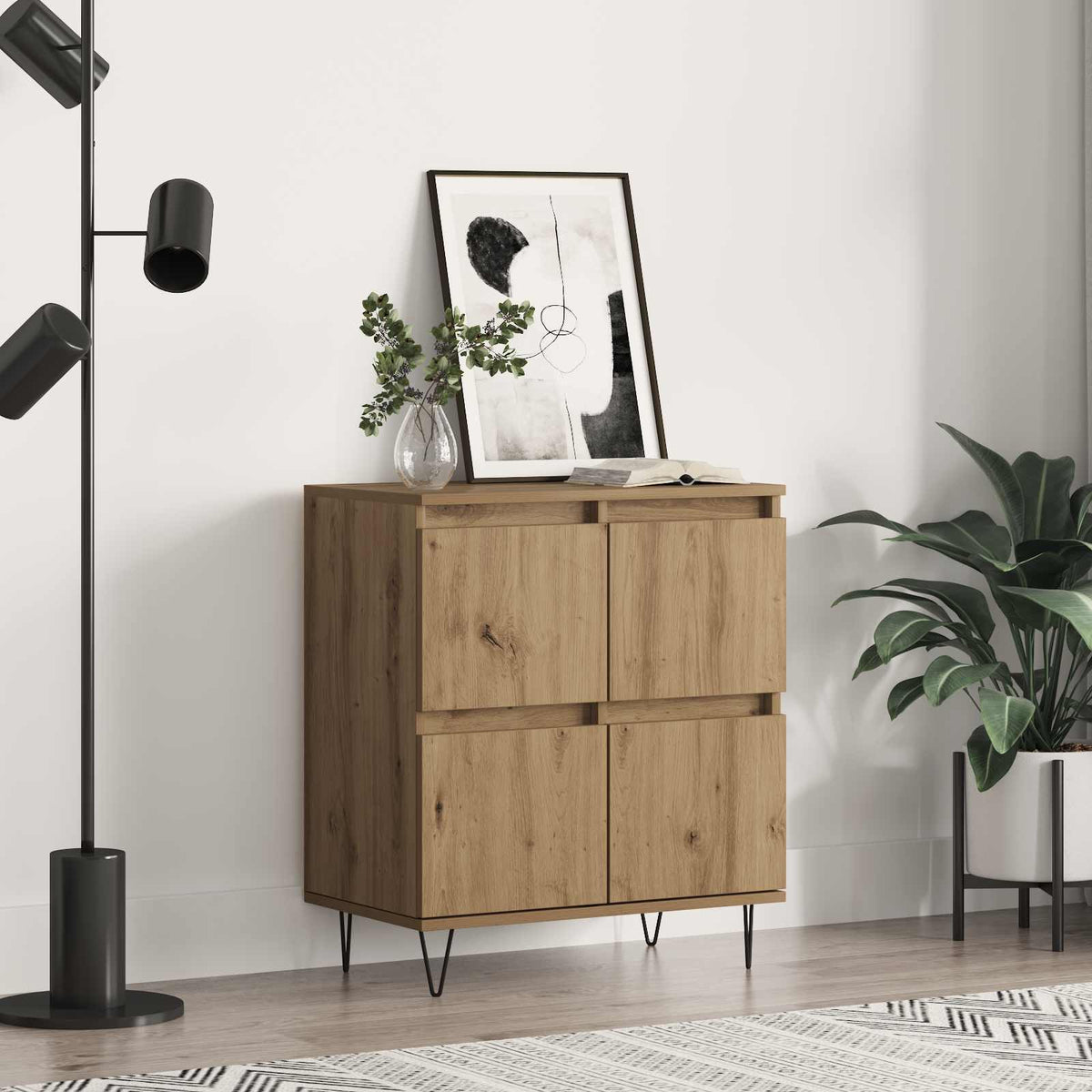 Dressoir Artisan Eiken 60 x 35 x 70 cm is nu te koop bij PeponiXL, paradijselijk wonen!