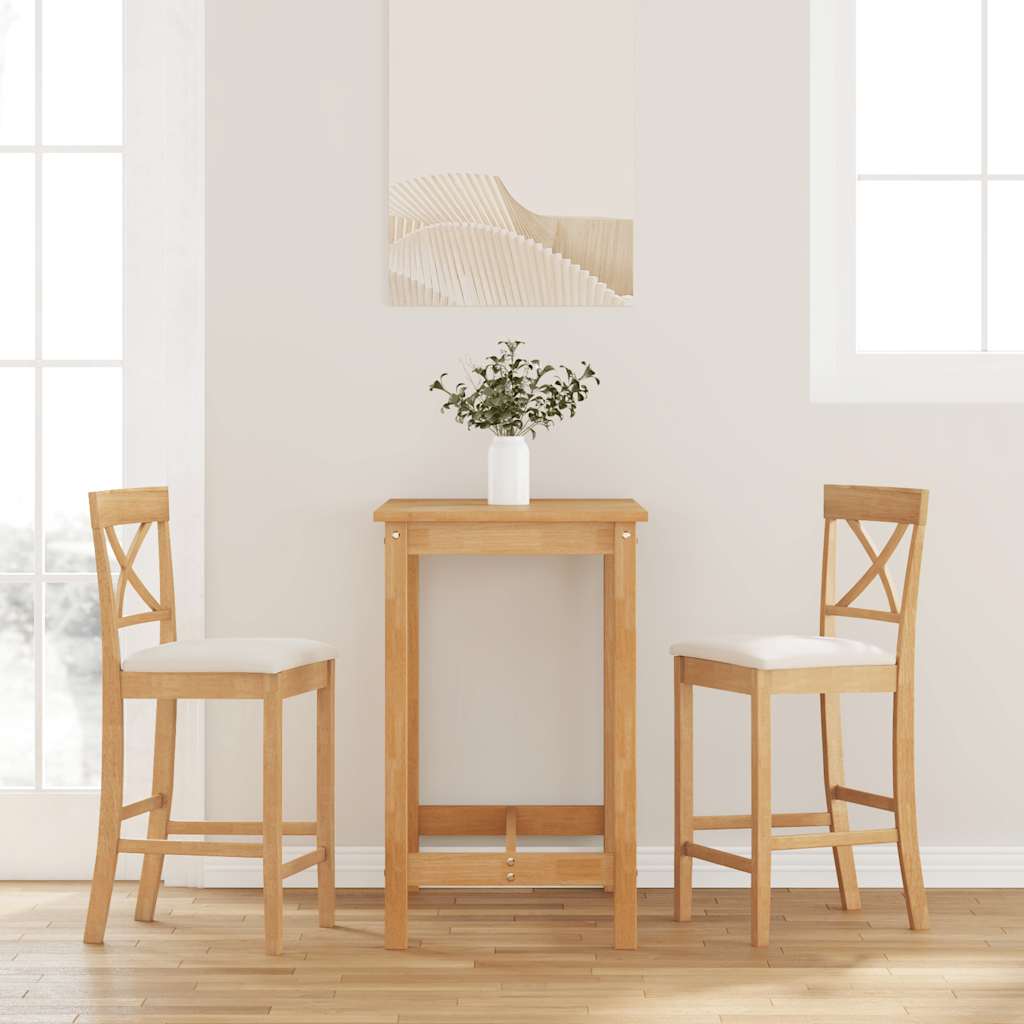 Barkrukken met kussens 2 stuks natuurlijk massief hout rubber is nu te koop bij PeponiXL, paradijselijk wonen!