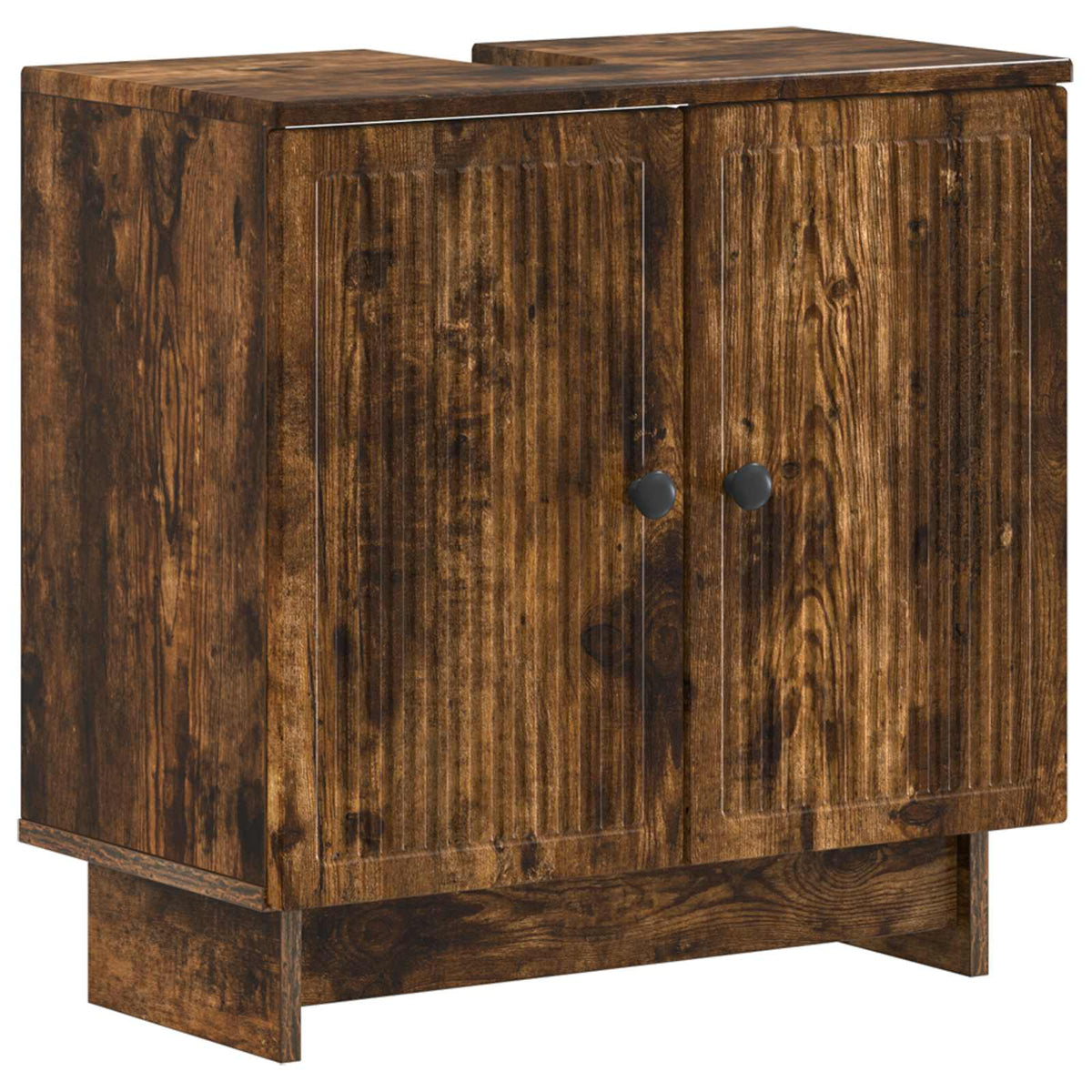 Badkamer wastafelkast EDE Gerookt eiken 59,5 x 31,5 x 59 cm is nu te koop bij PeponiXL, paradijselijk wonen!