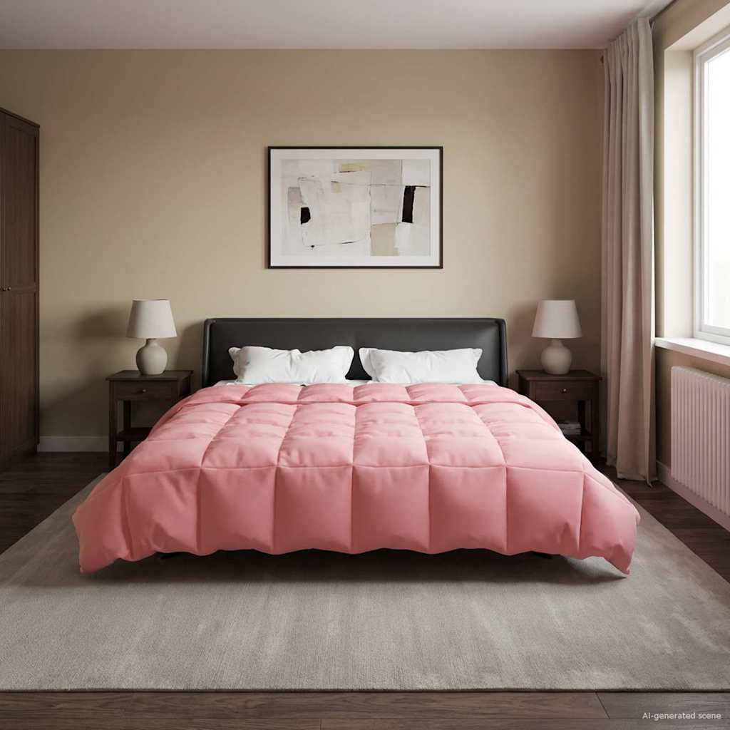 Winter Dekbed Gekwilt Roze 200 x 240 cm Microfiber is nu te koop bij PeponiXL, paradijselijk wonen!