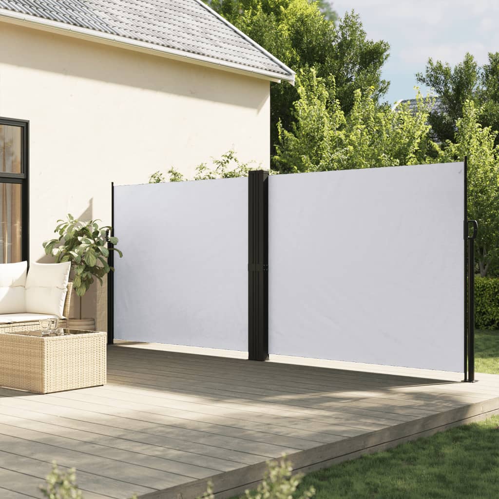 Windscherm uittrekbaar 180x1000 cm wit is nu te koop bij PeponiXL, paradijselijk wonen!