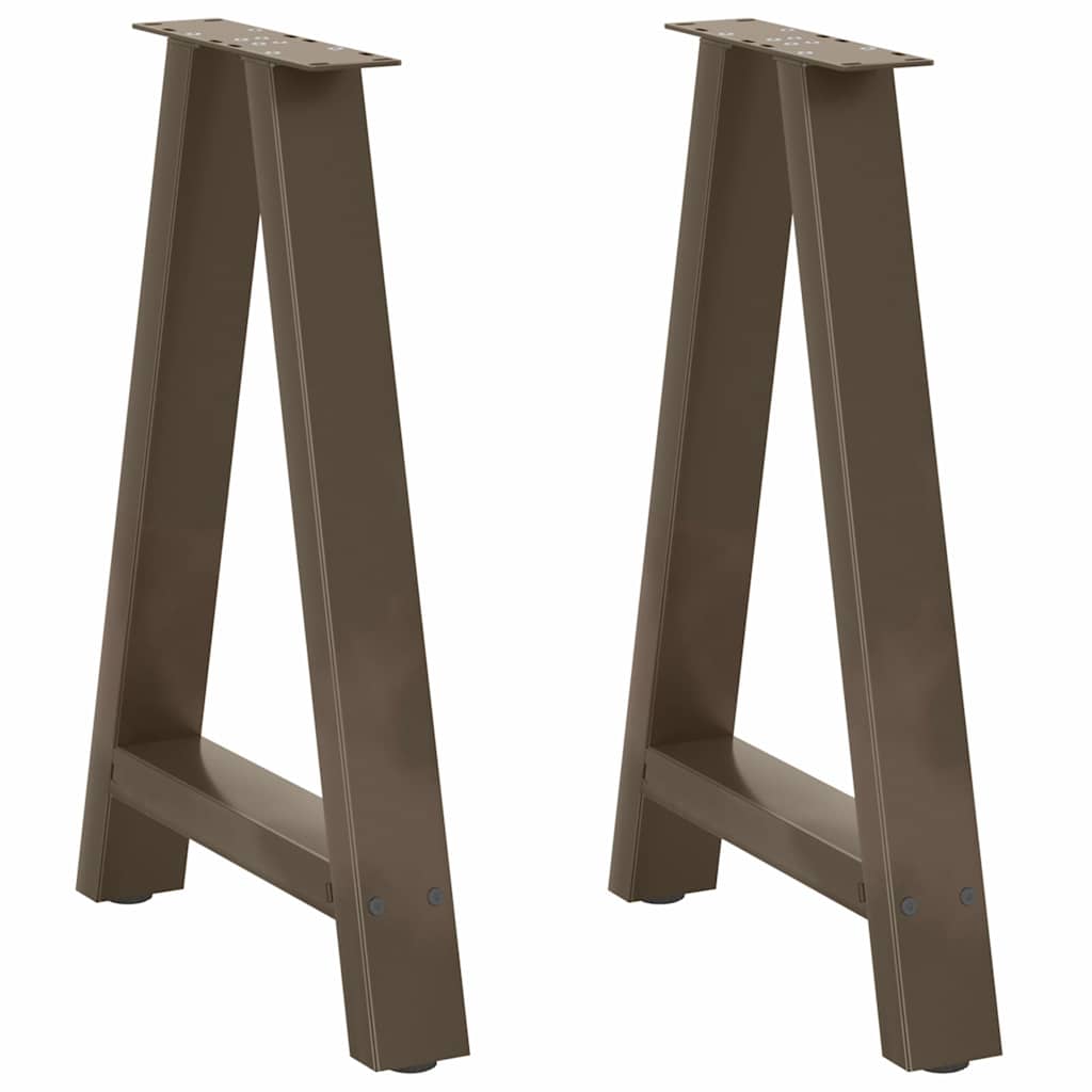 Eettafelpoten 2 st A-vormig 50x(72-73) cm staal is nu te koop bij PeponiXL, paradijselijk wonen!