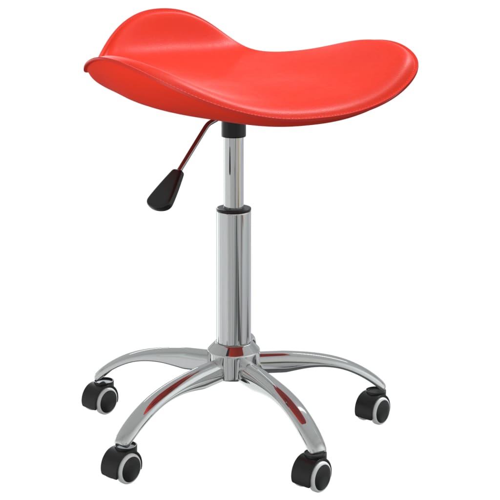 Salonkruk kunstleer rood is nu te koop bij PeponiXL, paradijselijk wonen!