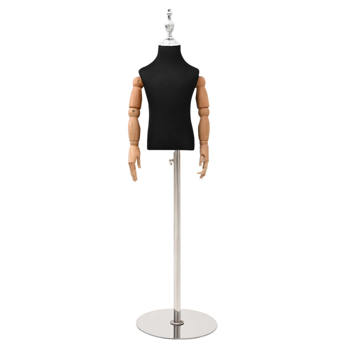Verstelbare 120-157 cm Mannequin met Basis Uniseks PP Zwart is nu te koop bij PeponiXL, paradijselijk wonen!