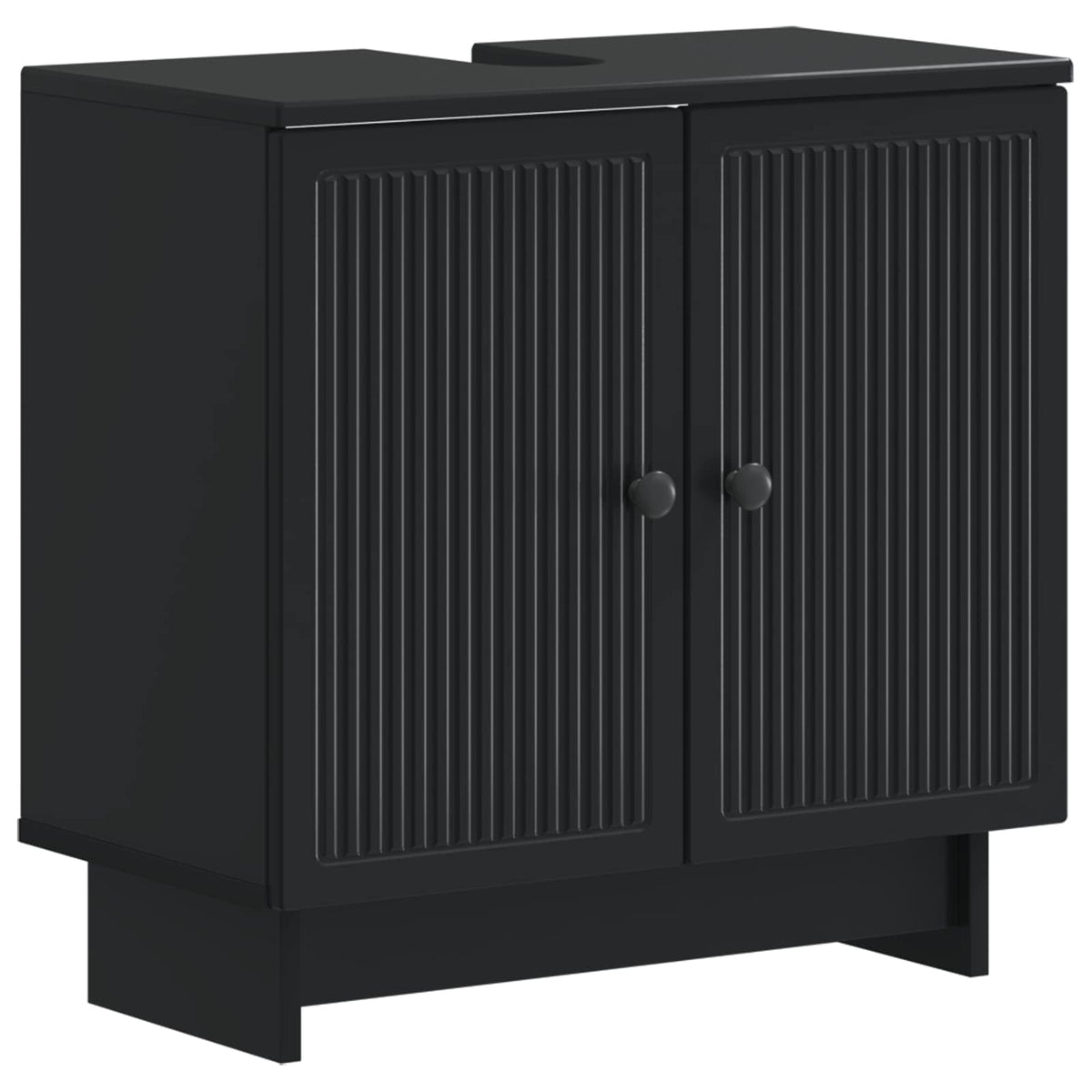 Badkamer wastafelkast EDE Zwart 59,5 x 31,5 x 59 cm is nu te koop bij PeponiXL, paradijselijk wonen!