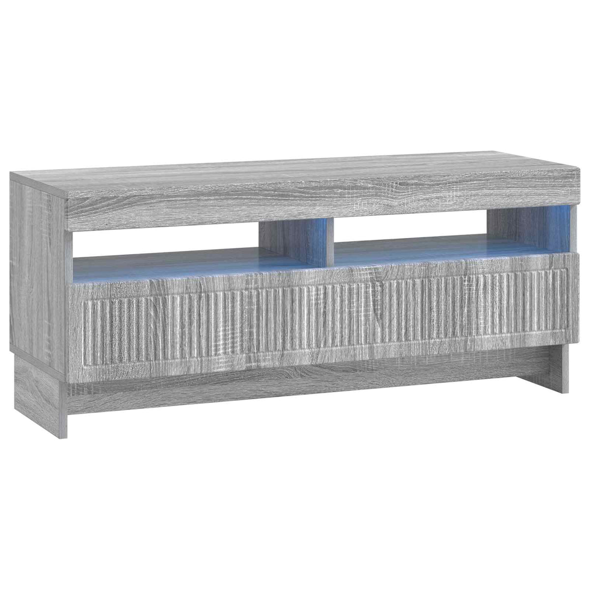 LED tv-meubel Grijs Sonoma Bewerkt hout is nu te koop bij PeponiXL, paradijselijk wonen!
