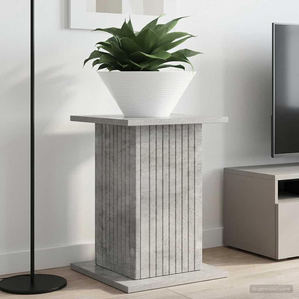 Plantenstandaard 2 pcs Betongrijs 30,5 x 30 x 43 cm is nu te koop bij PeponiXL, paradijselijk wonen!
