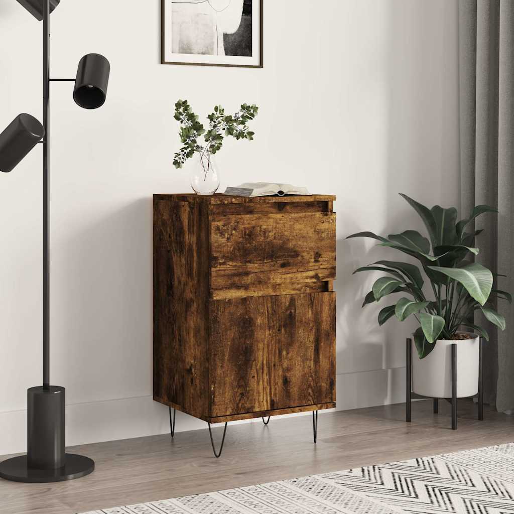 Dressoir 40x35x70 cm bewerkt hout gerookt eikenkleurig is nu te koop bij PeponiXL, paradijselijk wonen!