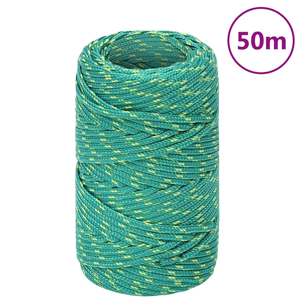 Boottouw 2 mm 50 m polypropyleen groen is nu te koop bij PeponiXL, paradijselijk wonen!