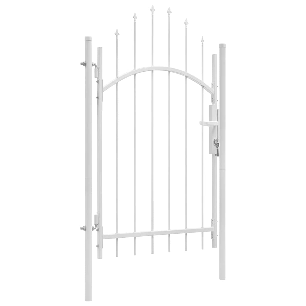 Tuinpoort Woerden staal 1x2,45 m wit is nu te koop bij PeponiXL, paradijselijk wonen!