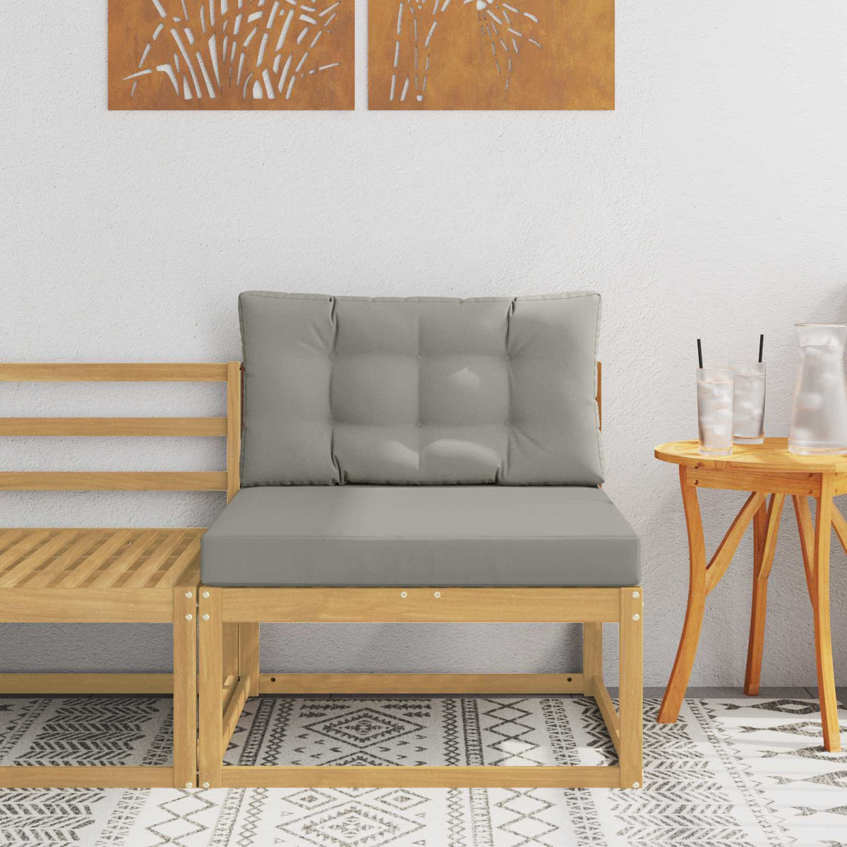 Buiten Midden Sofa Polyester Wit is nu te koop bij PeponiXL, paradijselijk wonen!