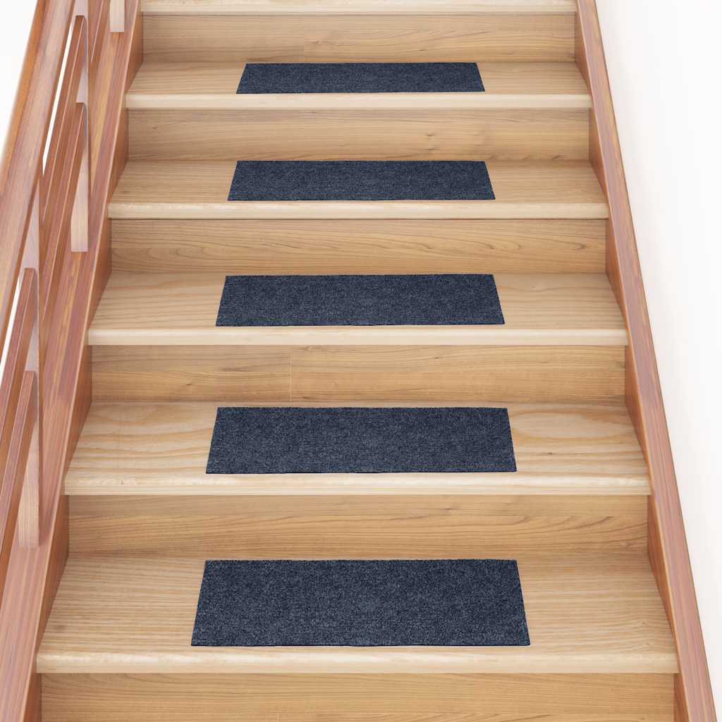 Trapmatten Zelfklevend 30 stuks 60x25 cm Grijs Blauw Rechthoekig is nu te koop bij PeponiXL, paradijselijk wonen!