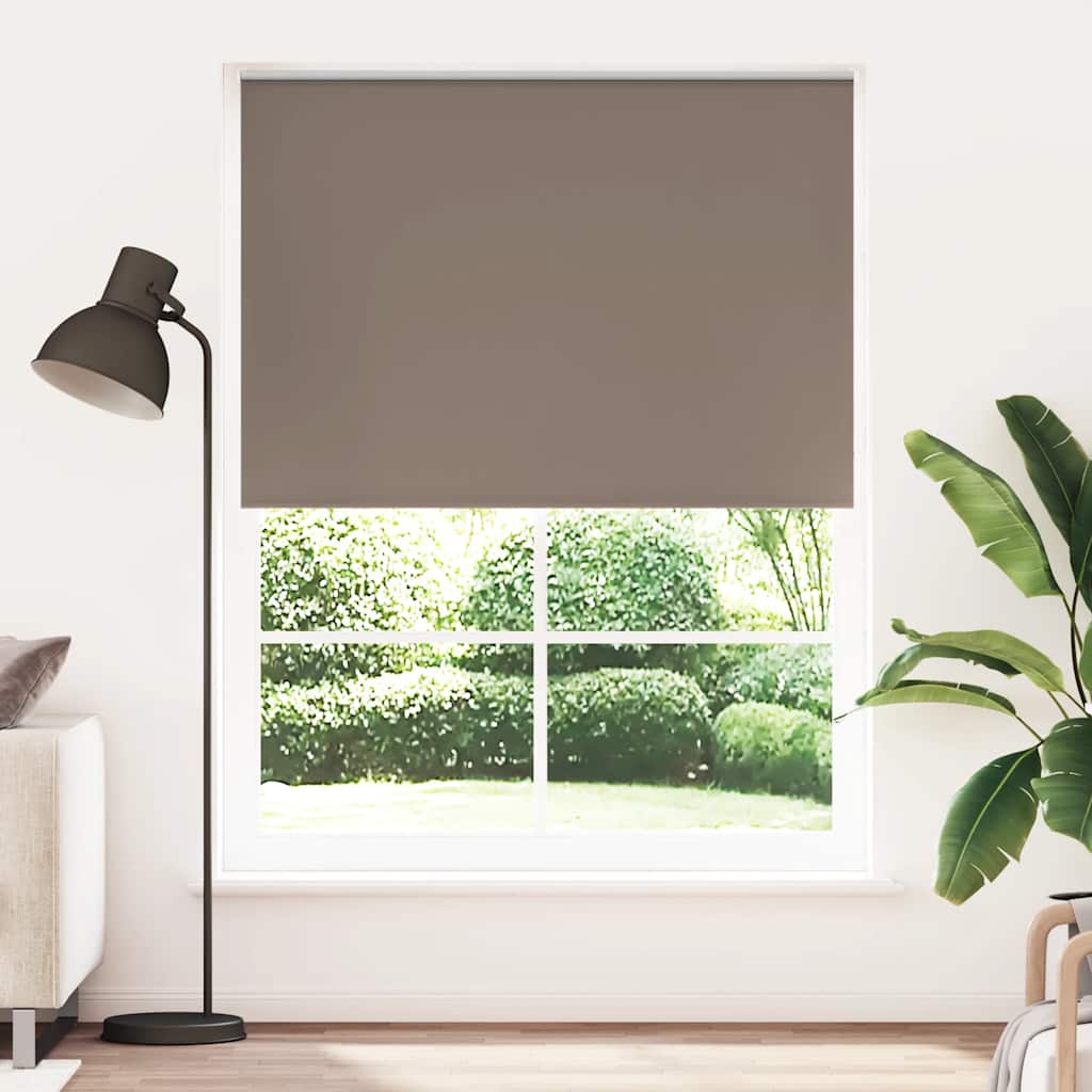 Rolgordijn verduisterend 144,4 x 230 cm stofbreedte 140 cm koffiebruin is nu te koop bij PeponiXL, paradijselijk wonen!