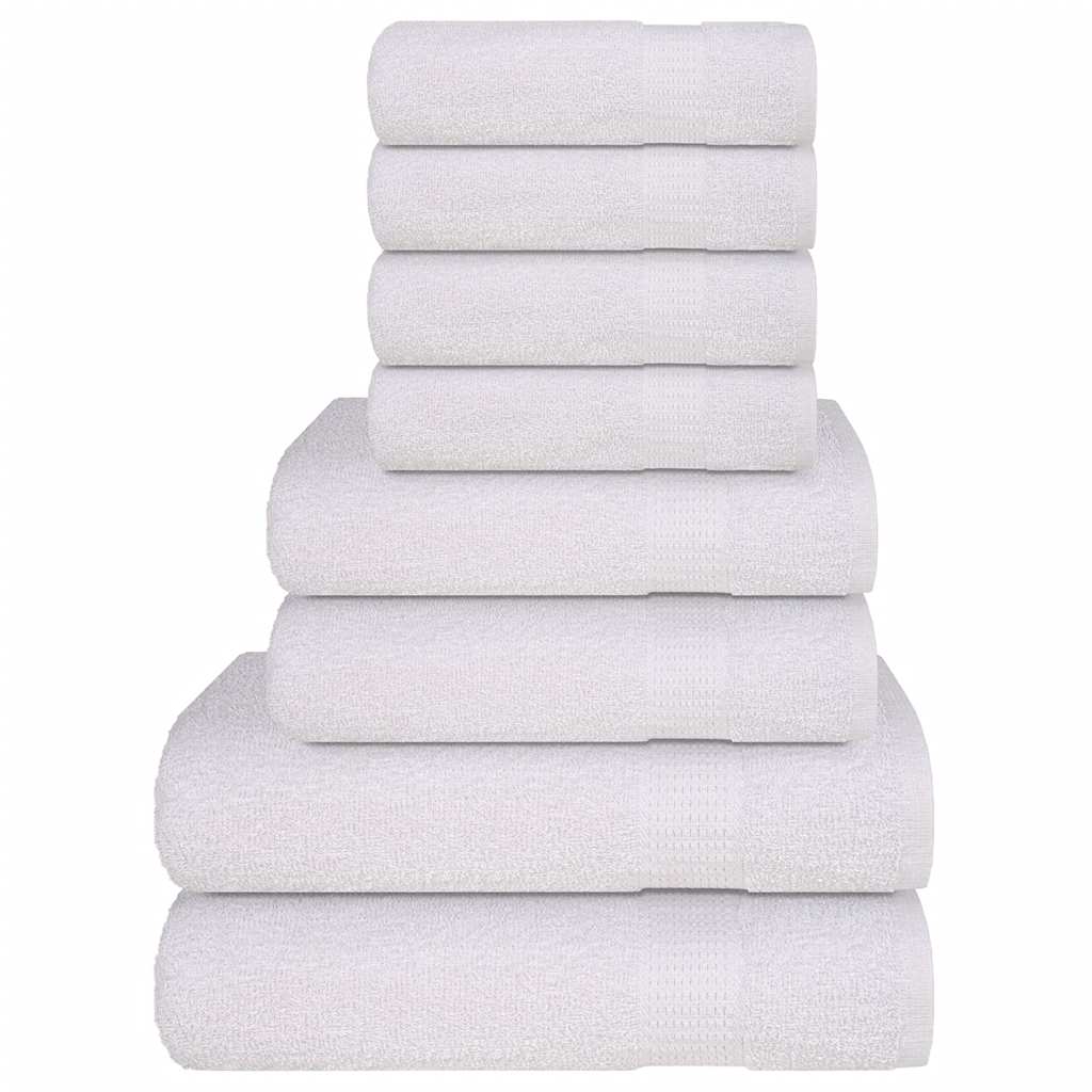 8-delige Handdoekenset FROGN 360 g/m² wit is nu te koop bij PeponiXL, paradijselijk wonen!