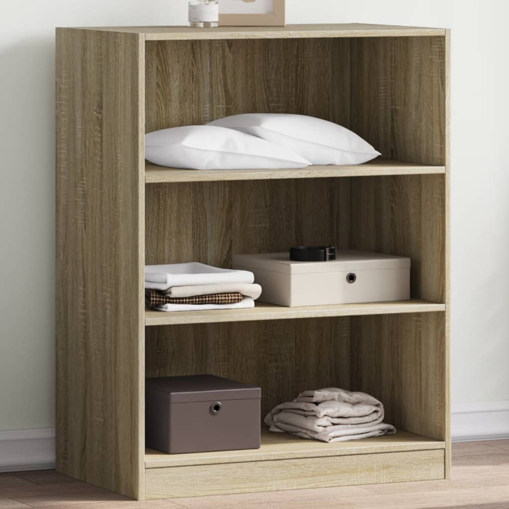 Kledingkast 77x48x102 cm bewerkt hout sonoma eikenkleurig is nu te koop bij PeponiXL, paradijselijk wonen!