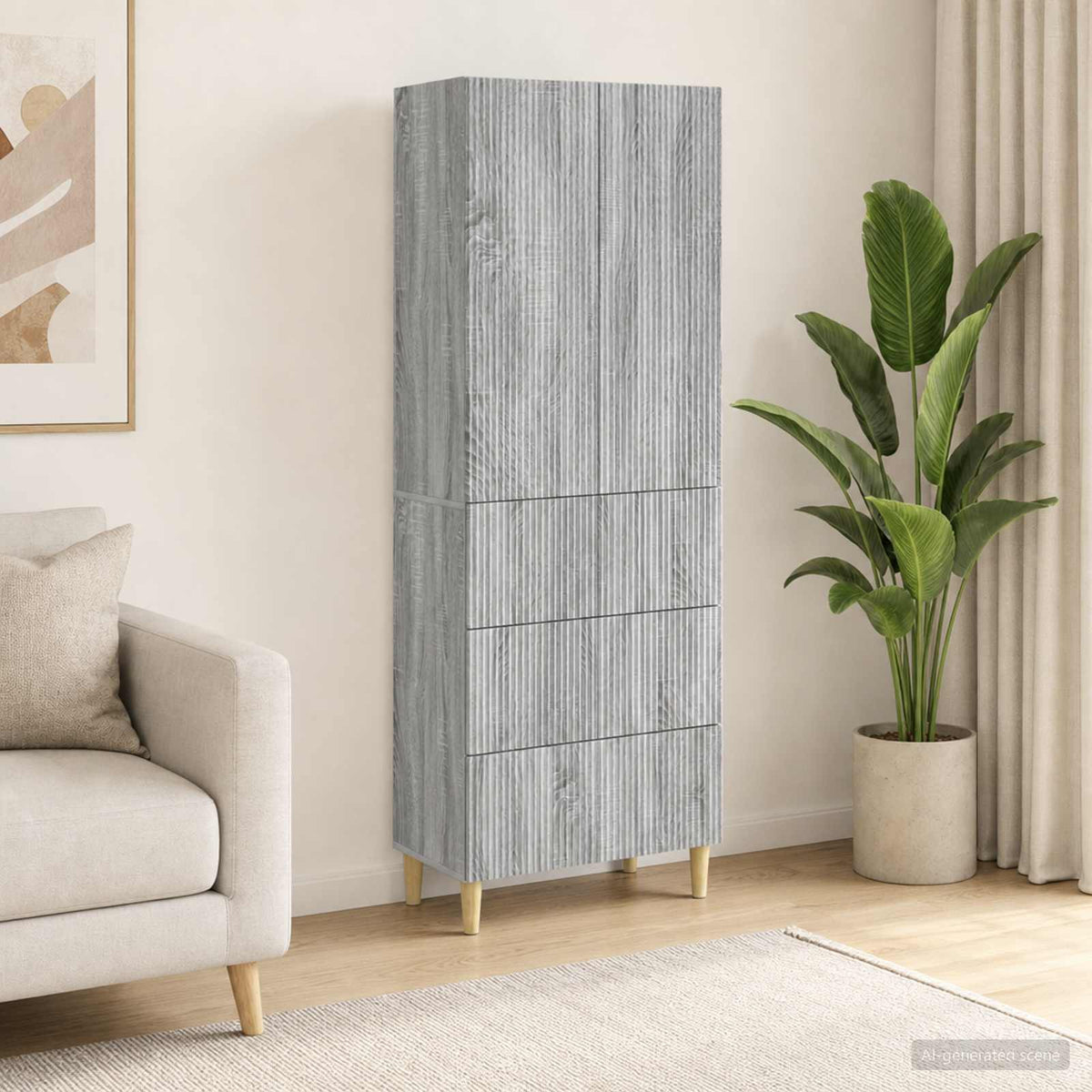Kastenset 2 pcs 66 x 34,5 x 90 cm Bewerkt hout is nu te koop bij PeponiXL, paradijselijk wonen!