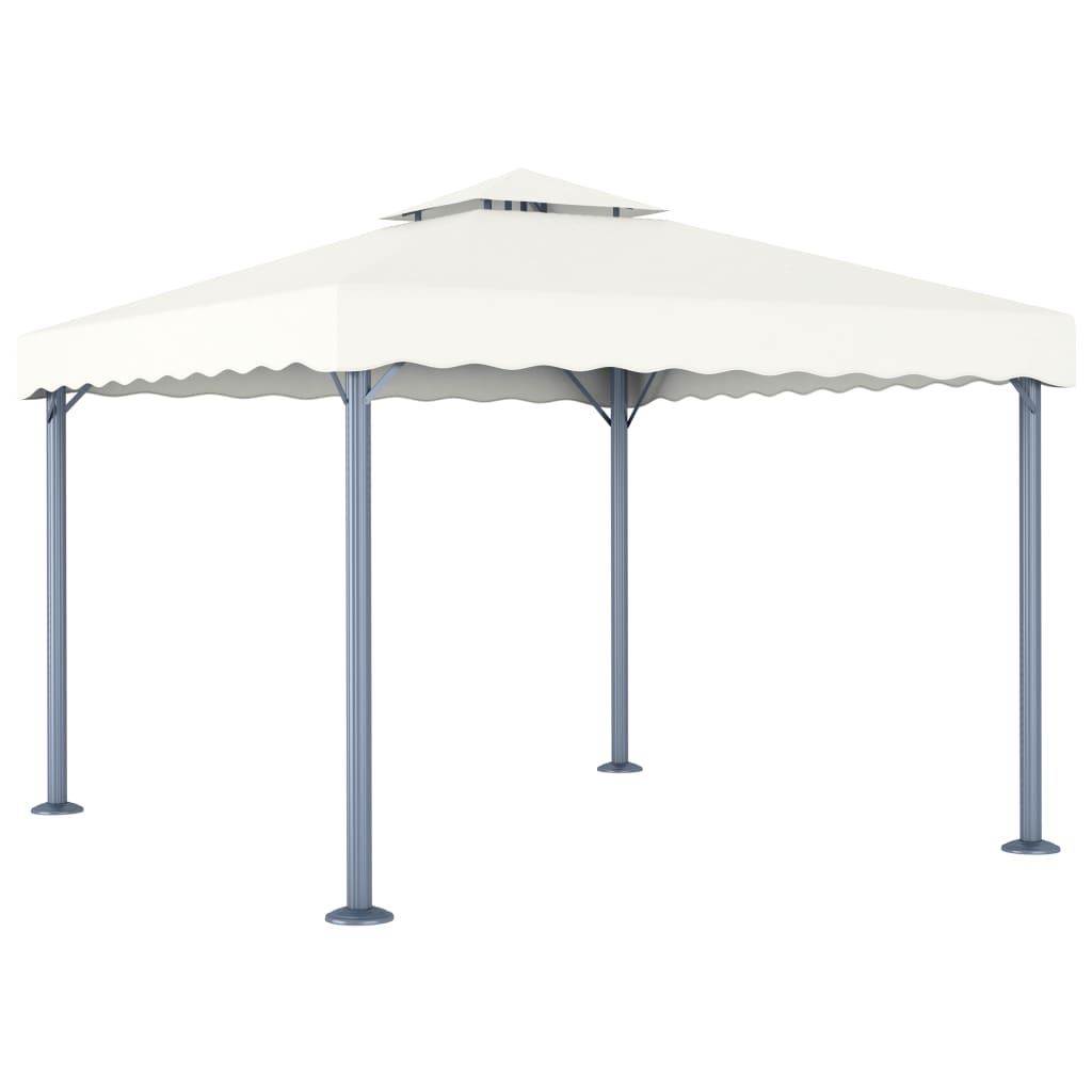 Prieel 300x300 cm aluminium crème is nu te koop bij PeponiXL, paradijselijk wonen!