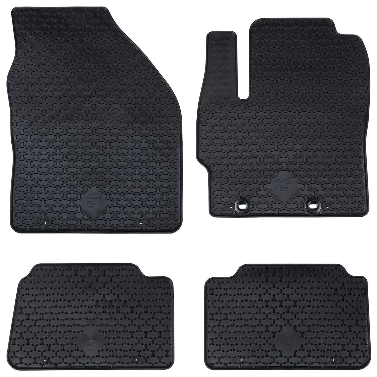Autobodemmat 4 pcs Zwart Geschikt voor Toyota YARIS 2020- is nu te koop bij PeponiXL, paradijselijk wonen!