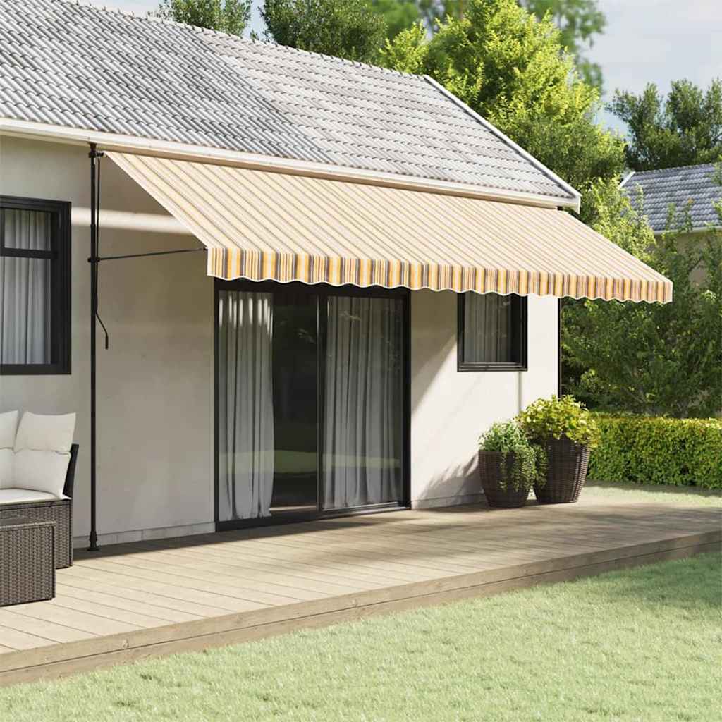 Vervangingsdoek voor luifel gestreept 5x3 m meerkleurig is nu te koop bij PeponiXL, paradijselijk wonen!