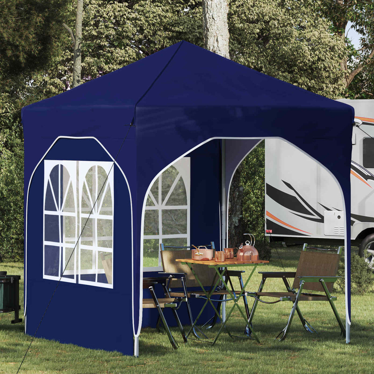 Pop-up Feesttent 192 x 192 x 245 cm Blauw is nu te koop bij PeponiXL, paradijselijk wonen!