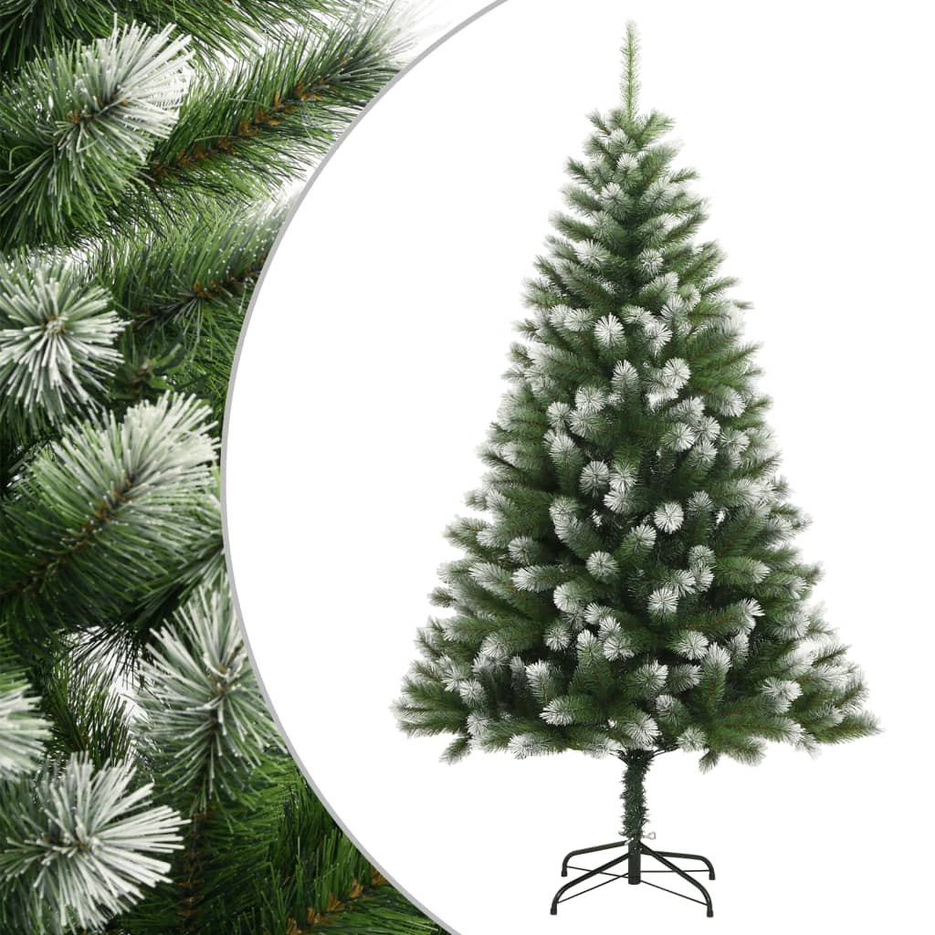 Kunstkerstboom met scharnieren en sneeuw 210 cm is nu te koop bij PeponiXL, paradijselijk wonen!