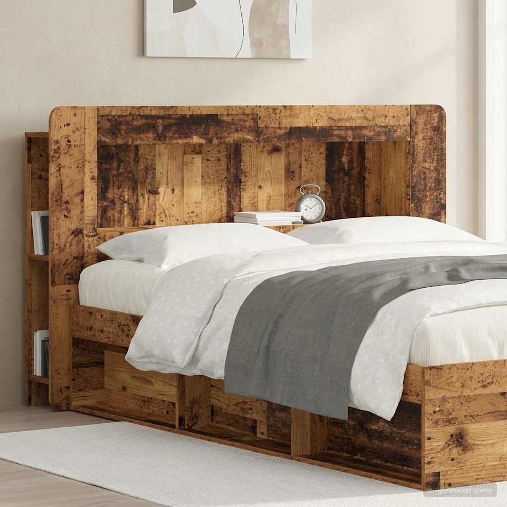 Hoofdbordkast met opslag Oud hout Geconstrueerd hout is nu te koop bij PeponiXL, paradijselijk wonen!